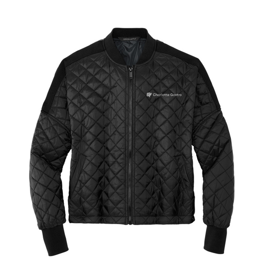 Mercer+Mettle Women's Boxy Quilted Jacket — Deep Black