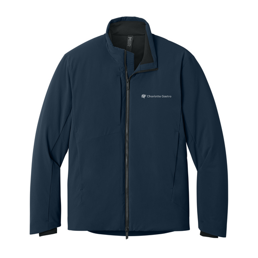 MiiR Sashiko Full-Zip Stretch Puffy — Indigo Navy