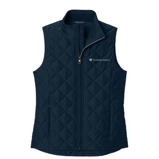 Brooks Brothers Women's Quilted Vest — Night Navy