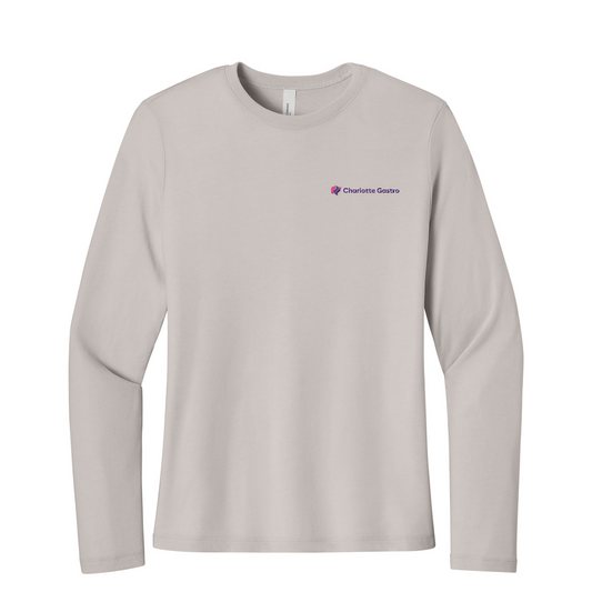 BELLA+CANVAS Women's Jersey Long Sleeve Tee — Heather Dust
