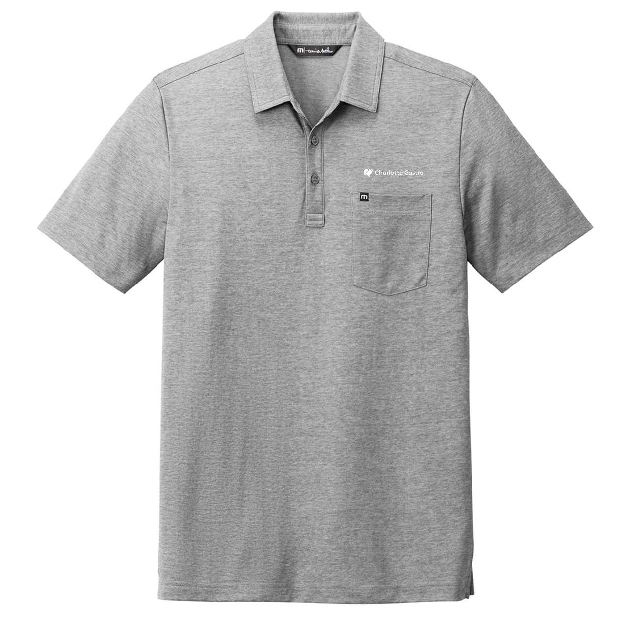 TravisMathew Oceanside Heather Pocket Polo